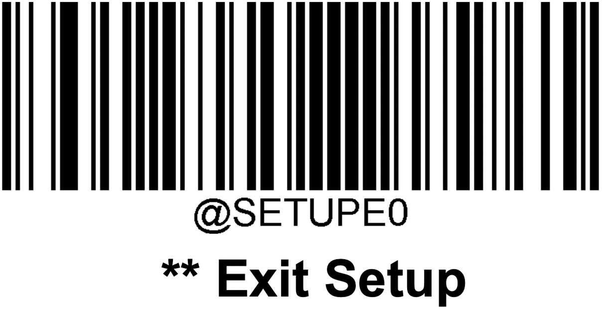 11 Airペイ 卓上QRコードリーダー 初期化 「Exit Setup」