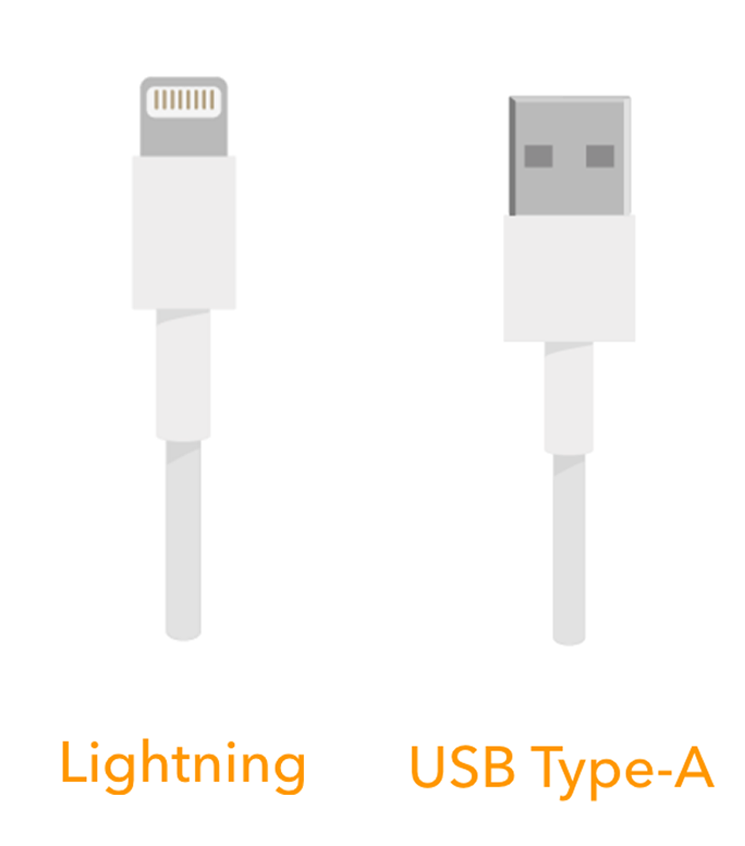 09 Airペイ Lightning - USB Type-A ケーブル