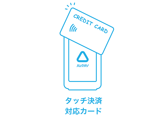 04 Airペイ タッチ決済による決済 タッチパネル式カードリーダーの場合