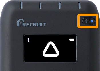 06 Airペイ カードリーダーディスプレイ表示 Bluetoothランプ